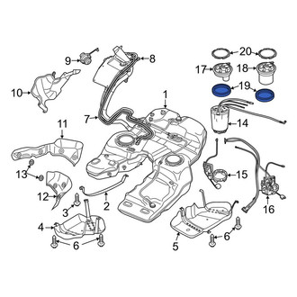 Porsche OE - Fuel Pump Tank Seal