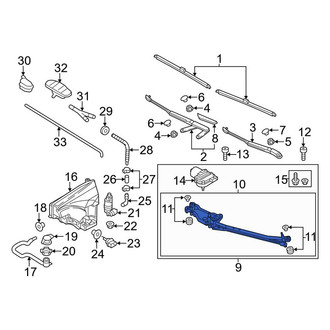 Porsche OE - Wiper Linkage
