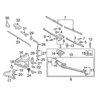 Porsche OE - Washer Fluid Level Sensor Gasket