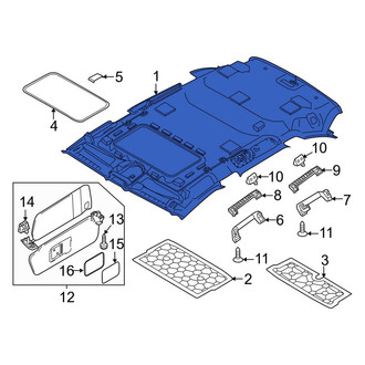 Porsche OE - Headliner