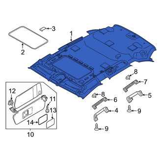 Porsche OE - Headliner