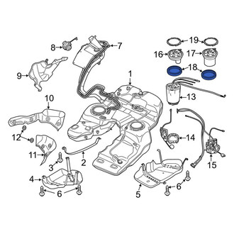 Porsche OE - Fuel Pump Tank Seal