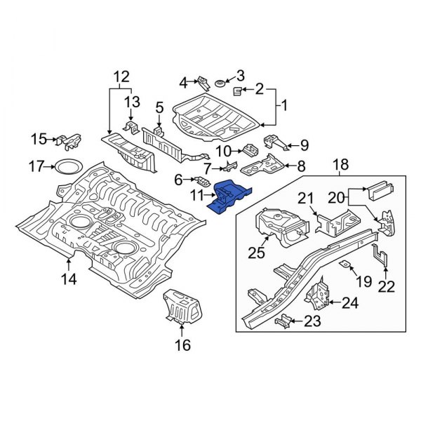 Floor Extension Bracket