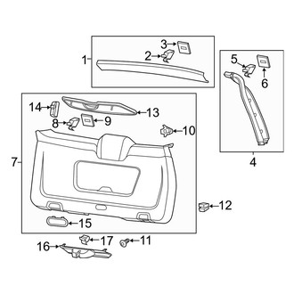 Porsche OE - Lift Gate - Interior Trim (FULL HYBRID EV-GAS (FHEV))