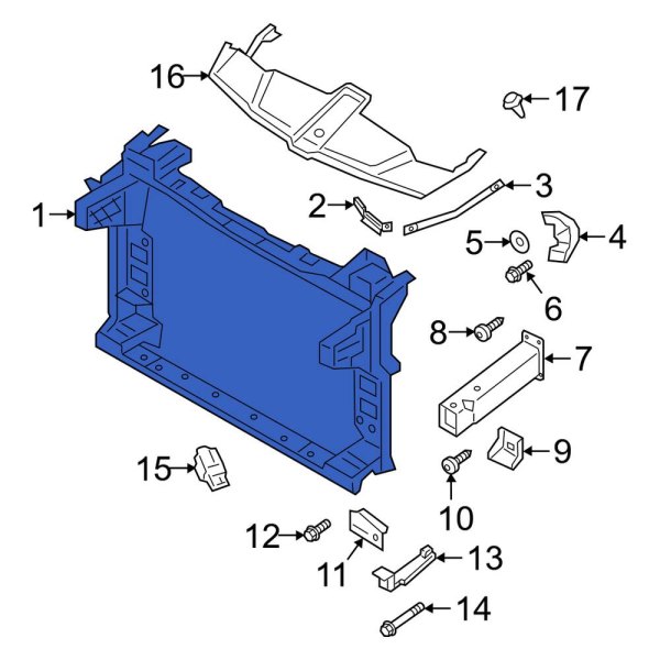 Radiator Support Panel