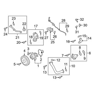 Porsche OE - Cooling - Water Pump (2.9L)
