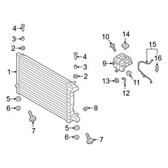 Porsche OE - Cooling - Radiator & Components (3.0L)