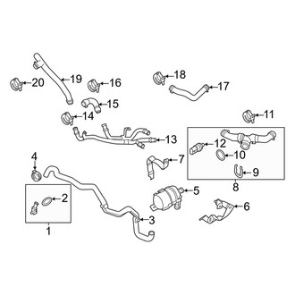 Porsche OE - Cooling - Hoses & Lines (Center & Driver Side)