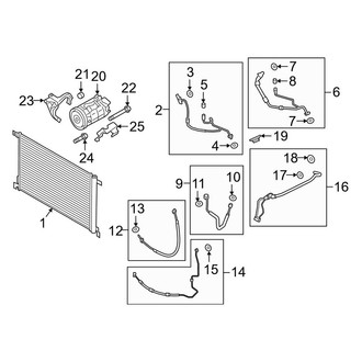 Porsche OE - Air Conditioner & Heater - Condenser, Compressor & Lines (E-Hybrid)