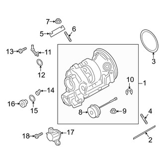 Porsche OE - Engine / Transaxle - Turbocharger & Components (2.9L)