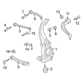 Porsche OE - Front Suspension - Suspension Components (Base / Coupe / E-Hybrid / GTS / GTS Coupe / Platinum Edition / S / S Coupe / Turbo / Turbo Coupe / Turbo GT Coupe / Turbo S E-Hybrid)