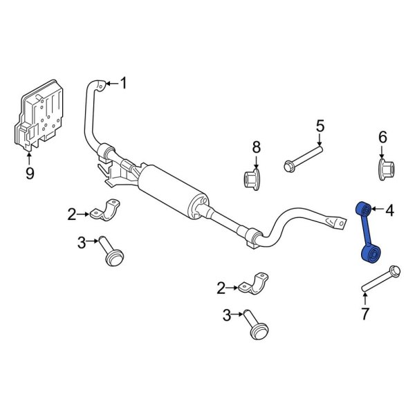 Porsche Oe Pab Front Suspension Stabilizer Bar Link