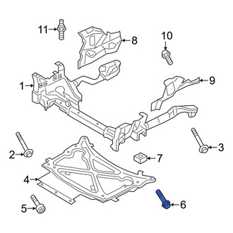Porsche OE - Rear Suspension Crossmember Reinforcement Bolt