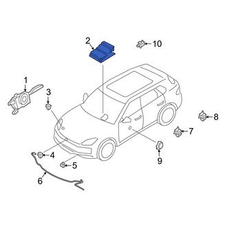 Porsche OE - Air Bag Control Module