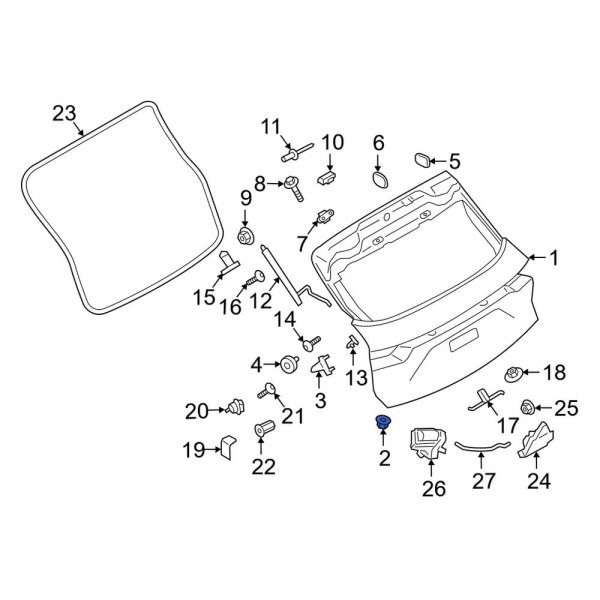 Liftgate Drain Plug