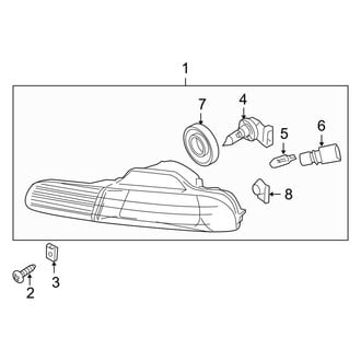 Porsche OE - Front Lamps - Fog Lamps