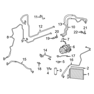 Porsche OE - Air Conditioner & Heater - Condenser, Compressor & Lines