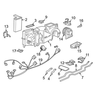 Porsche OE - Air Conditioner & Heater - Evaporator & Heater Components