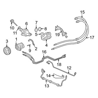 Porsche OE - Steering Gear & Linkage - Pump & Hoses