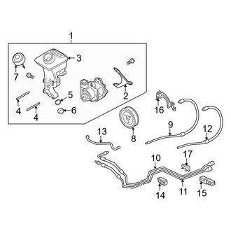 Porsche OE - Steering Gear & Linkage - Pump & Hoses