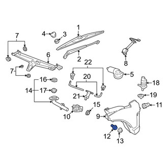 Porsche OE - Front Washer Fluid Level Sensor