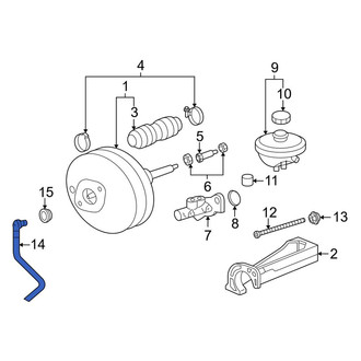 Porsche OE - Brake Vacuum Hose