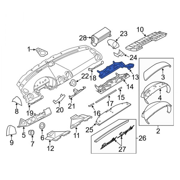 Instrument Panel Cup Holder