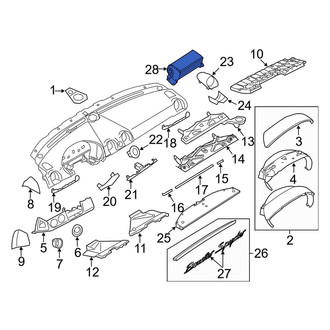 Porsche OE - Upper Instrument Panel Air Bag
