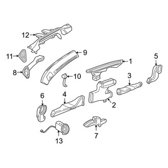 Porsche OE - Instrument Panel - Ducts