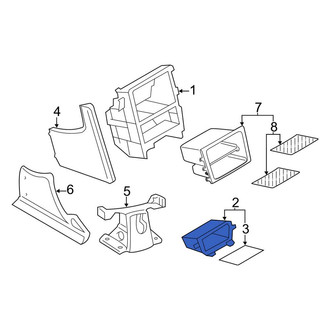 Porsche OE - Front Console Tray