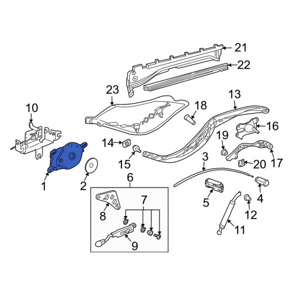 Convertible Top Transmission