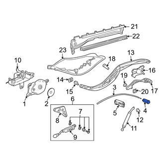 Porsche OE - Convertible Top Motor