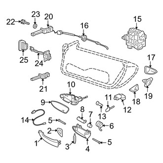 Porsche OE - Door - Lock & Hardware