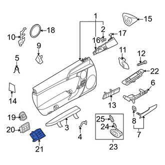 Porsche OE - Left Door Window Switch