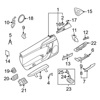 Porsche OE - Door - Interior Trim (Base / S)