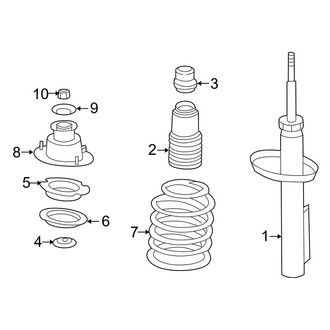 Porsche OE - Rear Suspension - Struts & Components