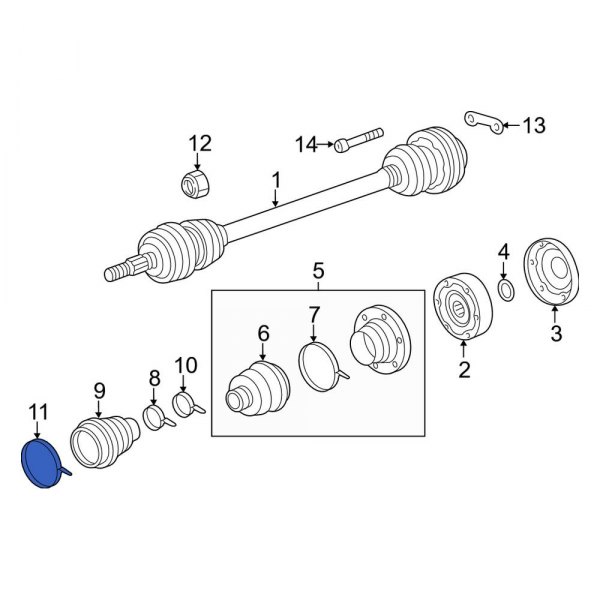 CV Joint Boot Band