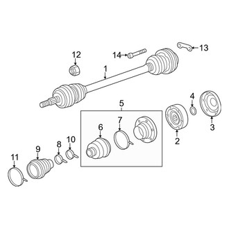 Porsche OE - Rear Suspension - Drive Axles