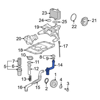 Porsche OE - Engine Oil Filler Tube