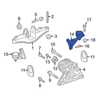 Porsche OE - Right Manual Transmission Mount