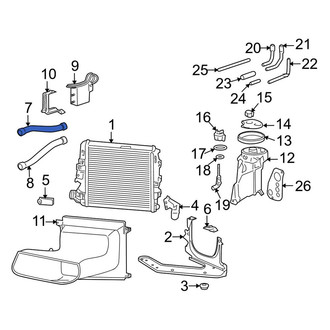 Porsche OE - Upper Radiator Coolant Hose