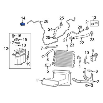 Porsche OE - Engine Coolant Reservoir Cap