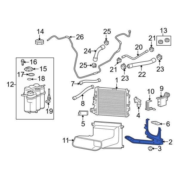 Radiator Mount Bracket