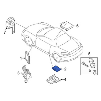 Porsche OE - Rear Anti-Theft Alarm Control Unit