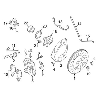 Porsche OE - Front Suspension - Brake Components