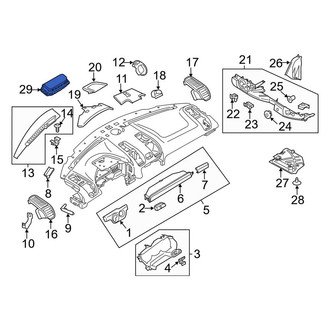 Porsche OE - Instrument Panel Air Bag