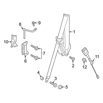 Porsche OE - Restraint Systems - Seat Belt