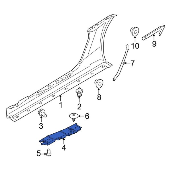 Door Sill Plate Bracket