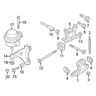 Porsche OE - Engine & Transmission Mounting