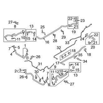 Porsche OE - Cooling - Hoses & Pipes (3.8L)